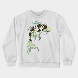 The great Japanese Koi Fish 2 - Yabisan - vector art Crewneck Sweatshirt